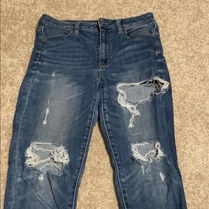 high waisted jeggings